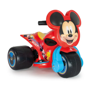 Moto tricycle élec. Mickey Rouge - 12m+