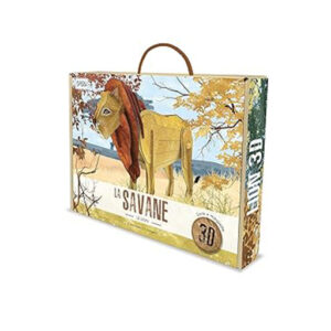 La savane Le lion 3D SASSI
