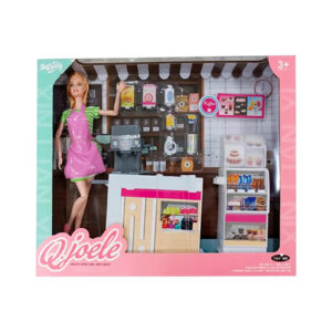 Coffret Poupée magasin à café