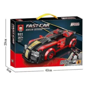 Jeu de construction Véhicule robot 2en1