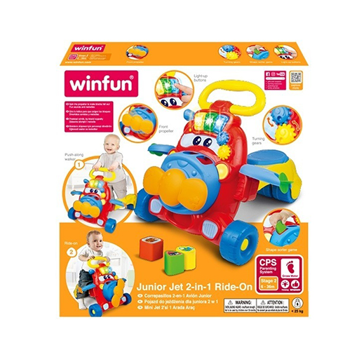 Porteur Junior Jet 2en1 Winfun