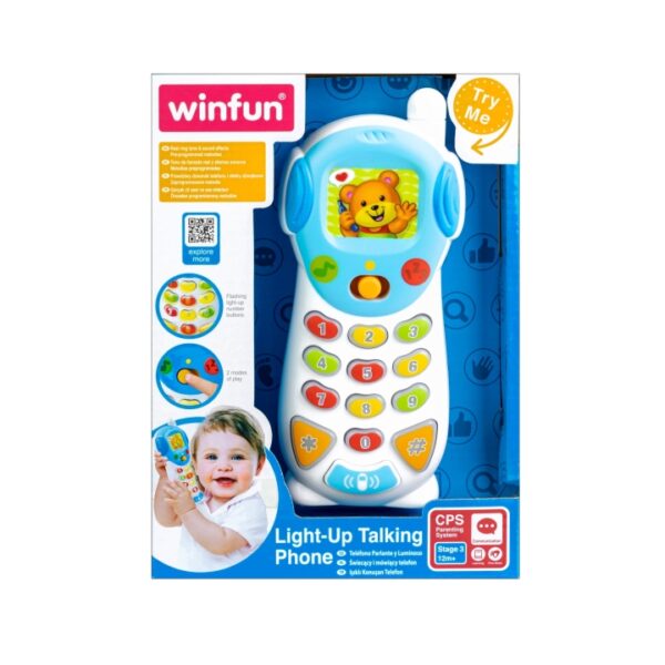 Téléphone Interactif Enfant Téléphone Jouet Bluey - Rétro Interactif - Sons Et Lumières - Enfant