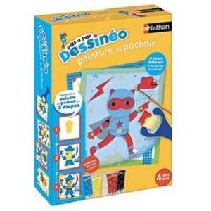 Kit créatif Dessinéo Peinture au pochoir Nathan