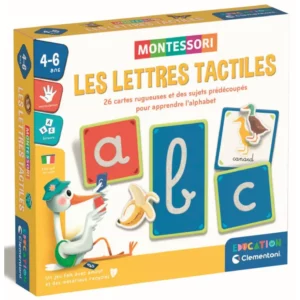 Montessori Les Lettres Tactiles Clementoni