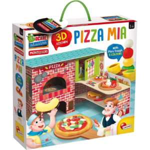 Montessori Pizza 3d avec pâte à modeler Lisciani