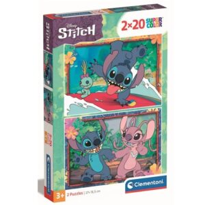 Puzzle Stitch En 2x20 Pièces Clementoni