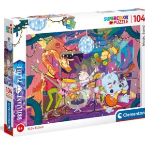 Puzzle brillant104 pièces Clementoni