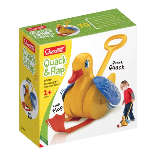 Quack & Flap Push Animal Quercetti