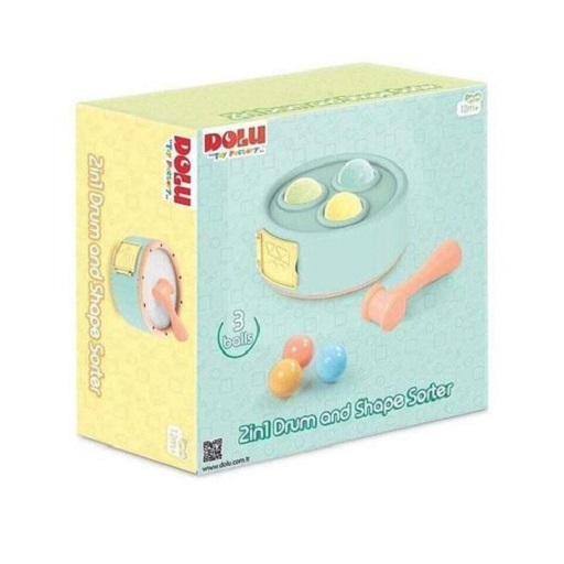 Tambour 2en1 avec balles Dolu